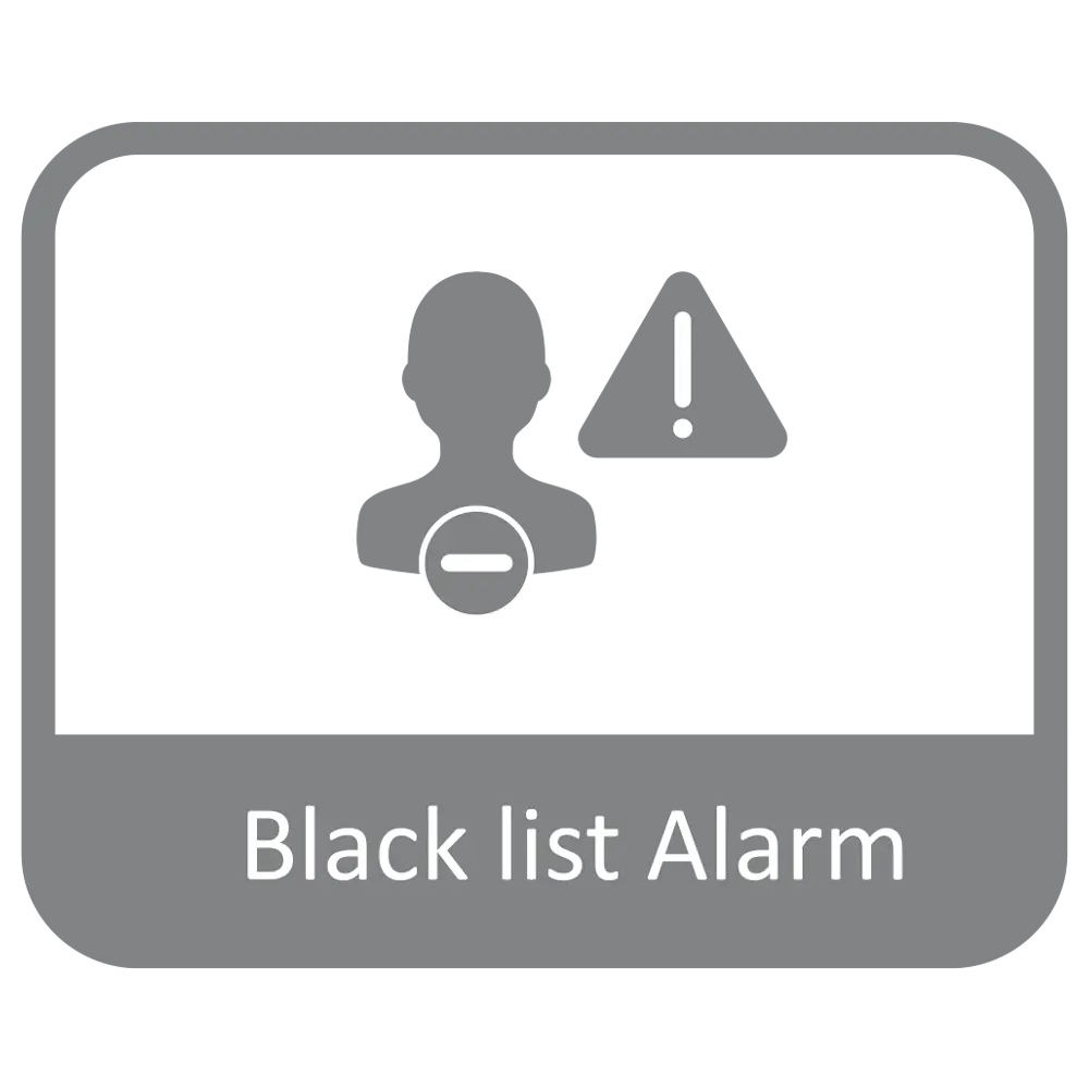 قابلیت آلارم Black list Alarm